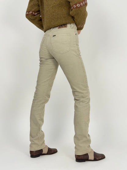 Pantaloni Lee in velluto a coste