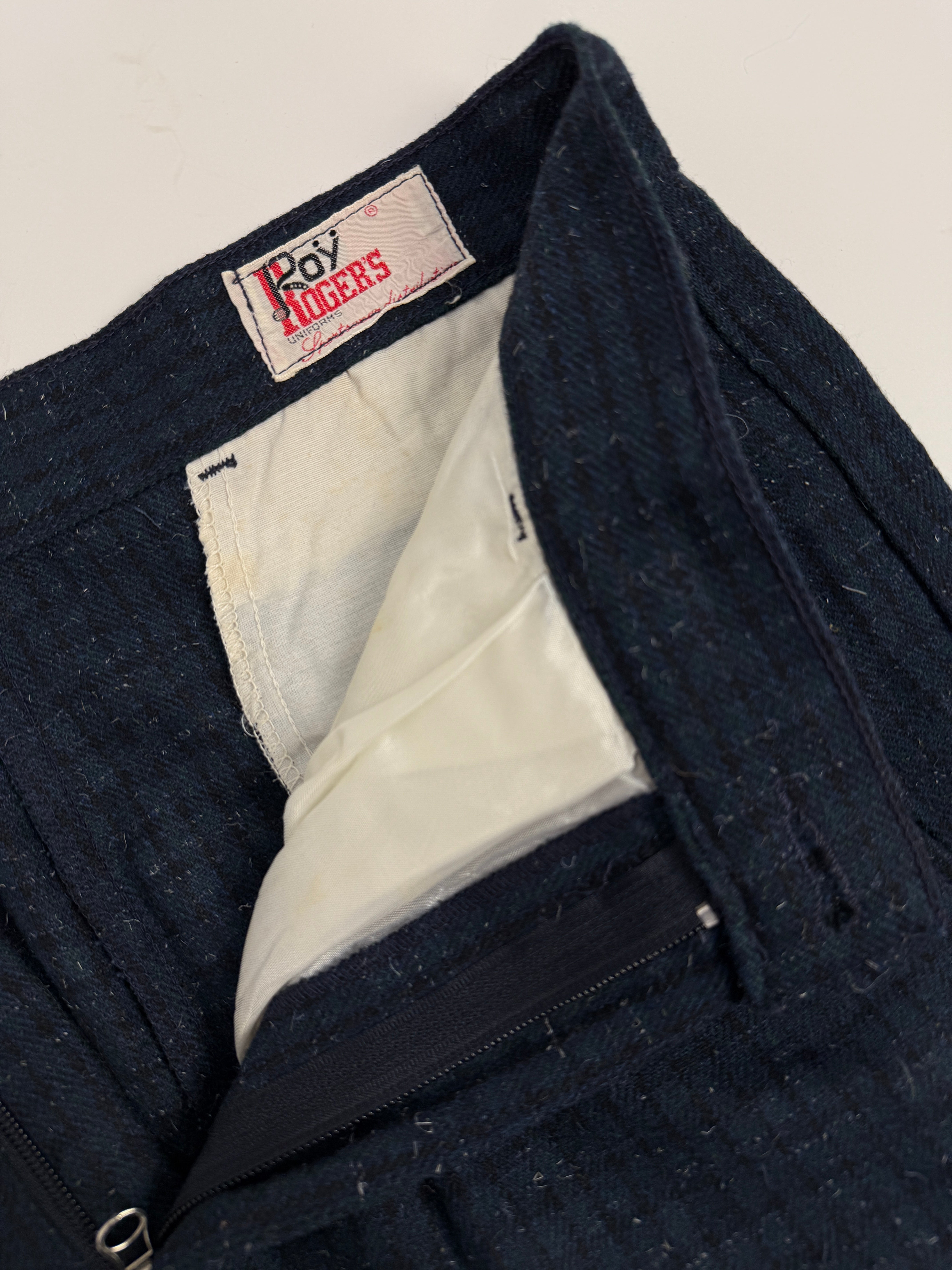 Pantaloni Roy Roger's in lana anni '70