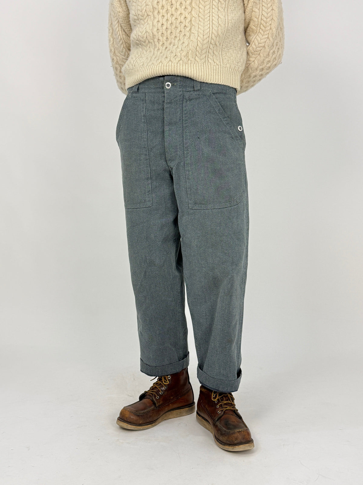 Pantaloni Militari da Lavoro Svizzeri Anni '60/'70 - Taglia 48