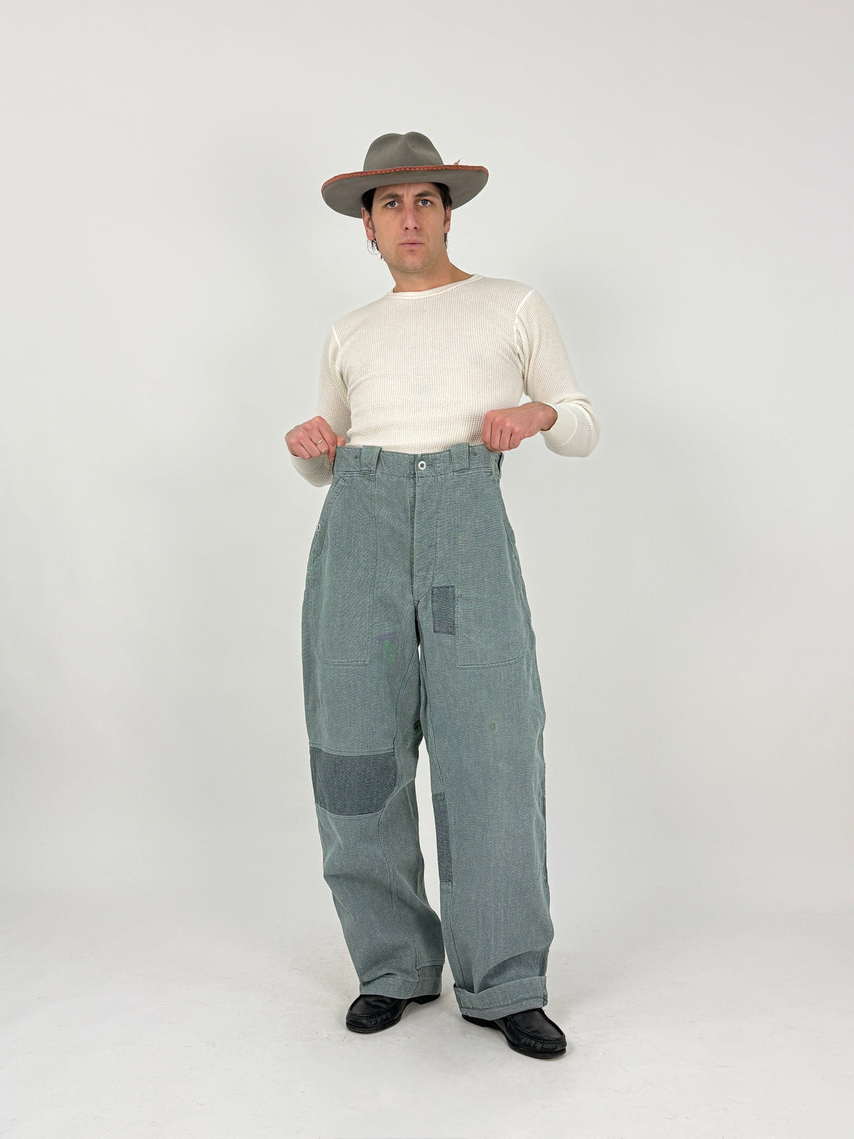 Pantaloni Militari da Lavoro Svizzeri Anni '60/'70 - Taglia 52