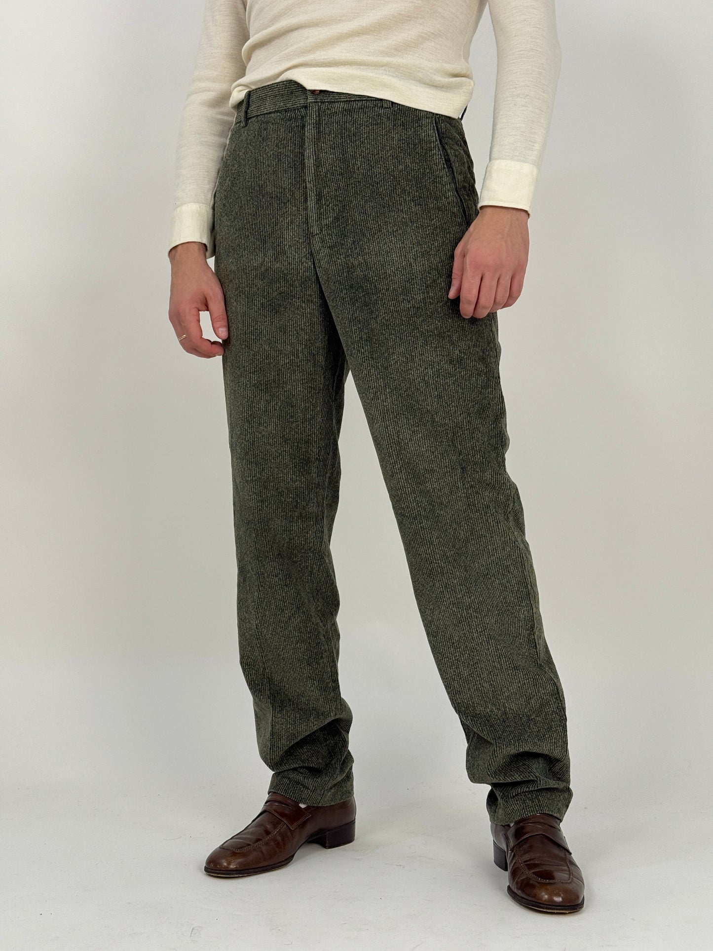 Pantaloni Versus Gianni Versace vintage in velluto a coste