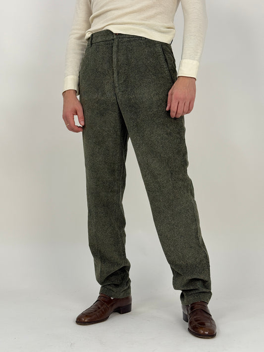 Pantaloni Versus Gianni Versace vintage in velluto a coste