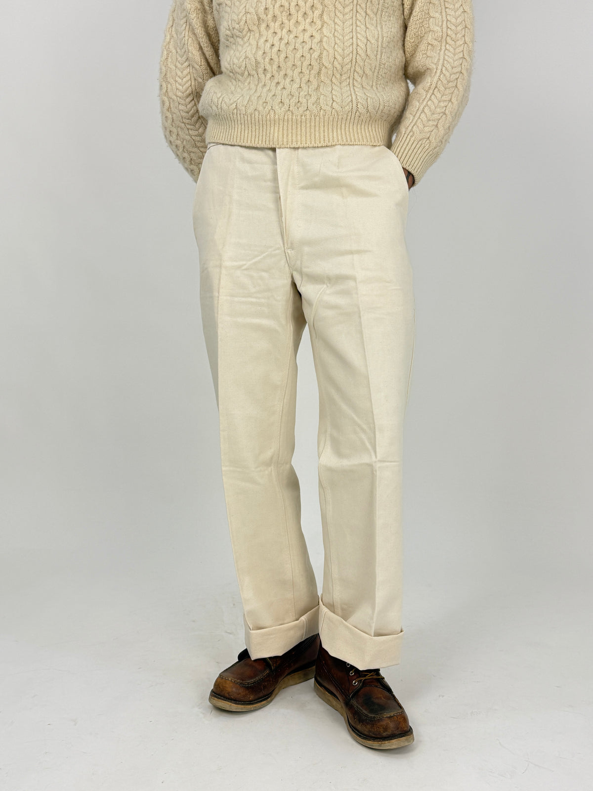Pantaloni da Lavoro Deadstock Cargo Utility - Taglia 48
