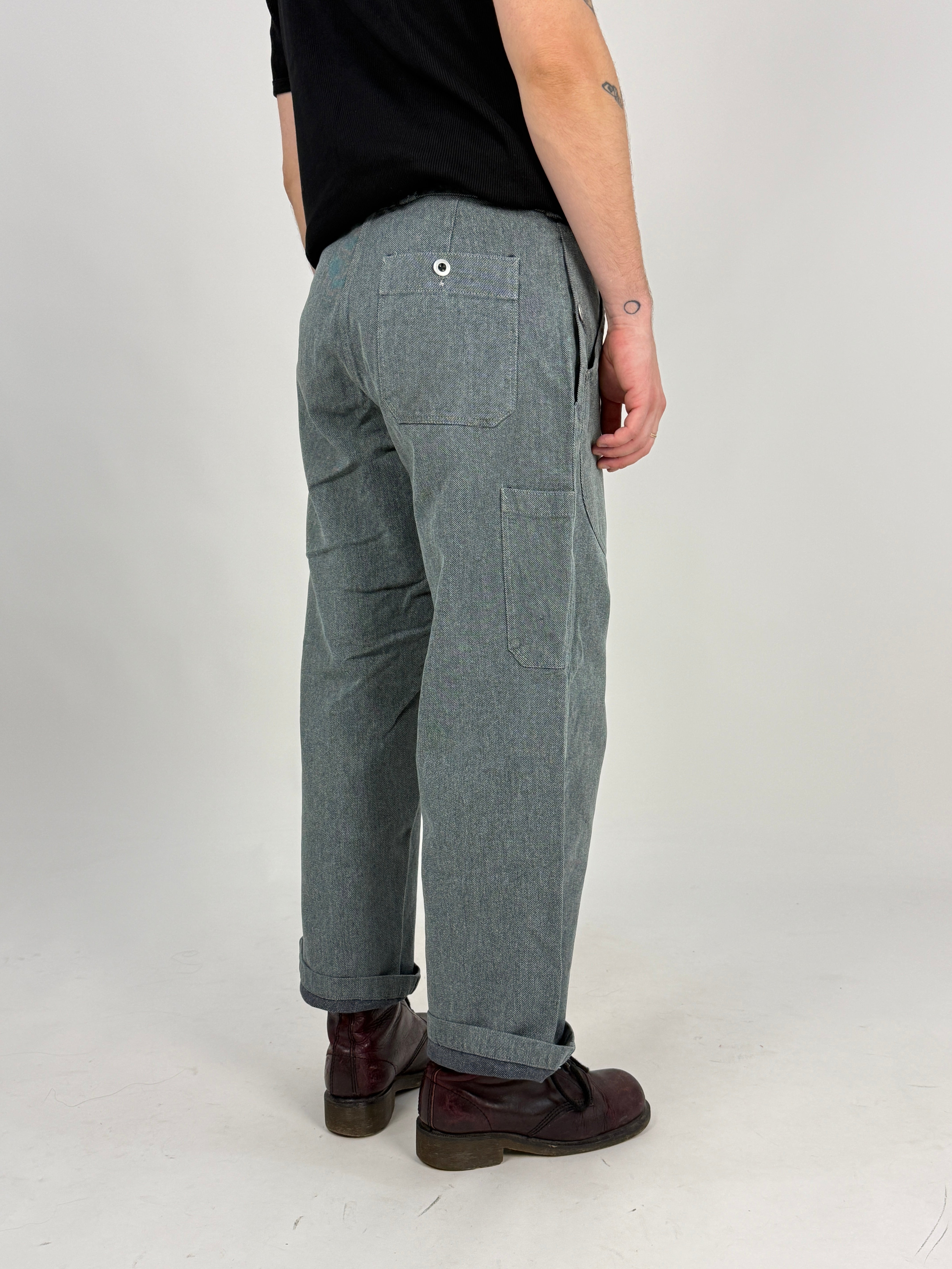 Pantaloni Militari da Lavoro Svizzeri Anni '60/'70