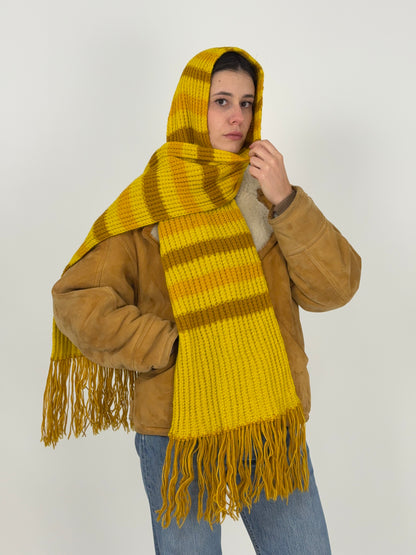 Sciarpa handmade con frange