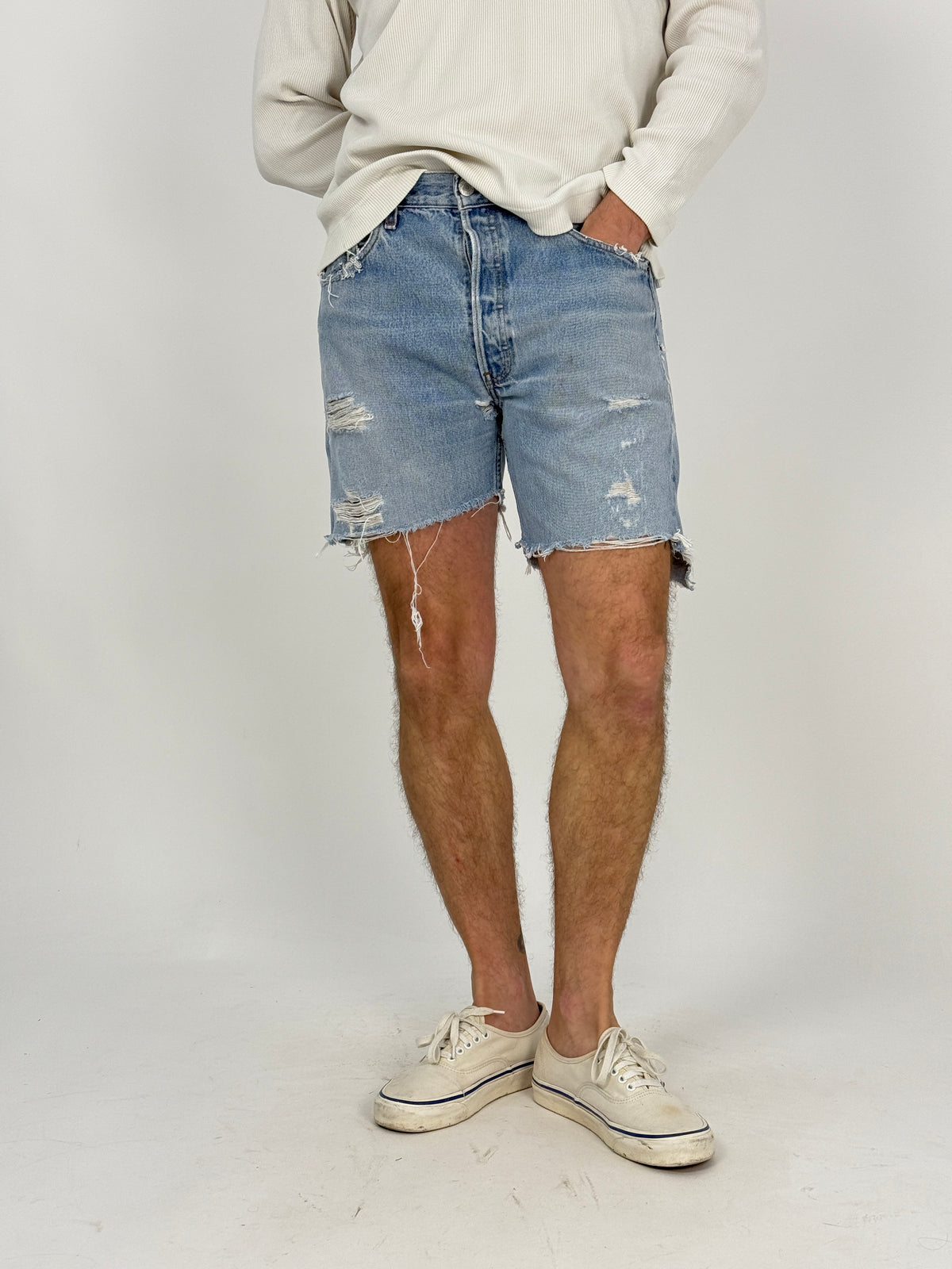 Shorts Levi's 501 Distressed  - Taglia 46/48 M
