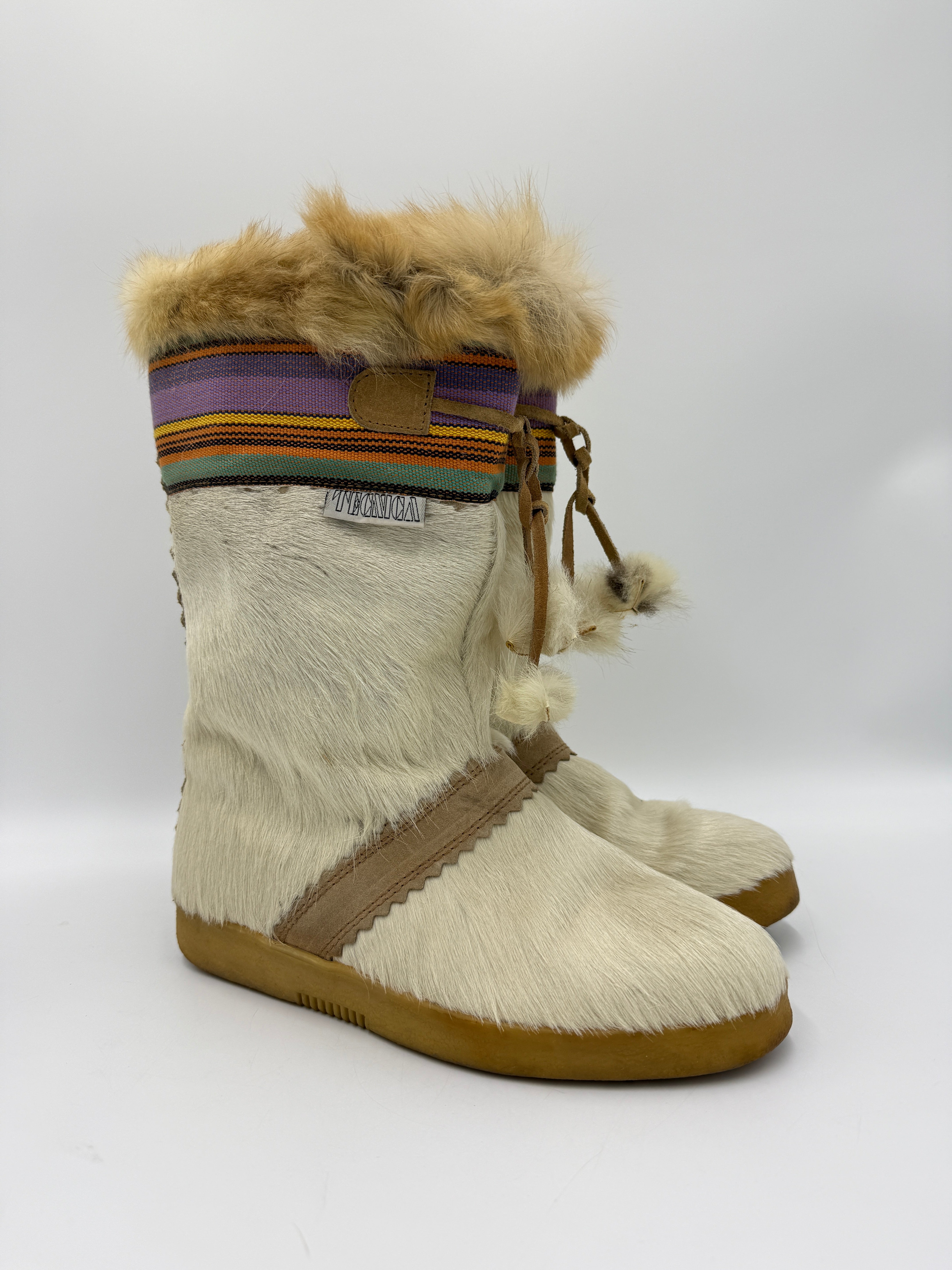 Stivali TECNICA in pelliccia anni '70 - Numero 39