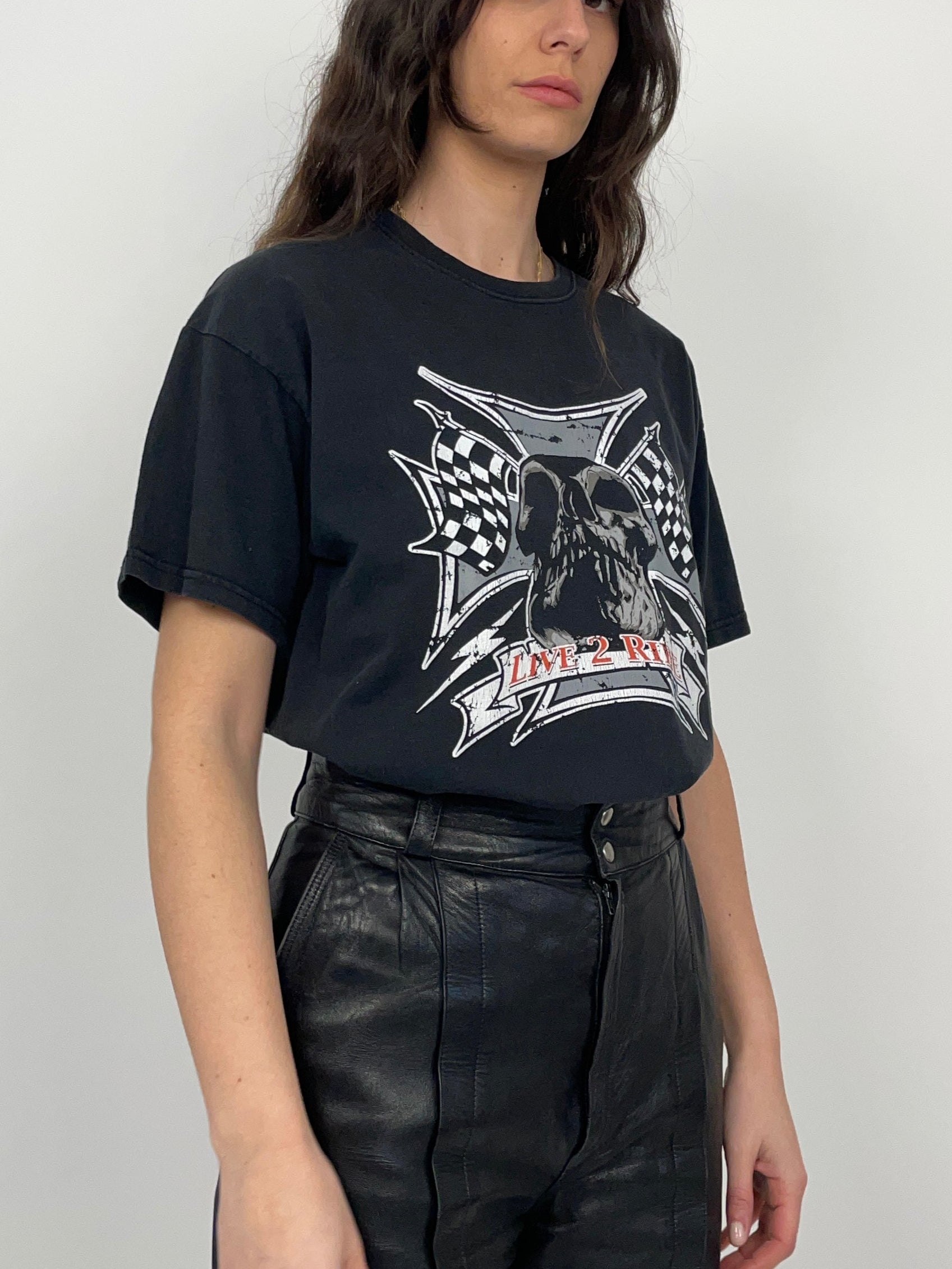 T-shirt Live 2 Ride Vintage