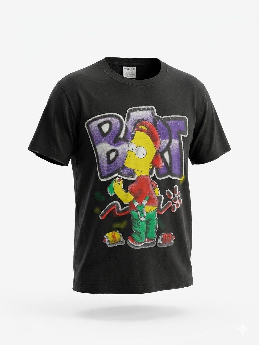 T-shirt Bart Simpson anni '90