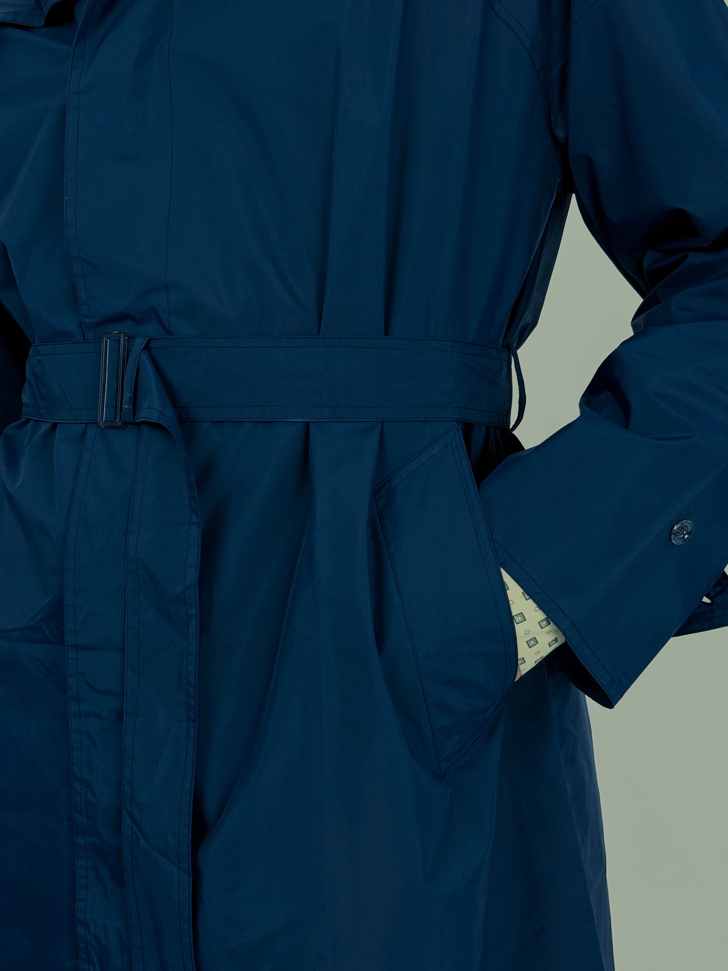 Trench impermeabile FRAG blu navy