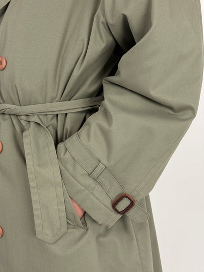 Trench anni '80 con calda fodera