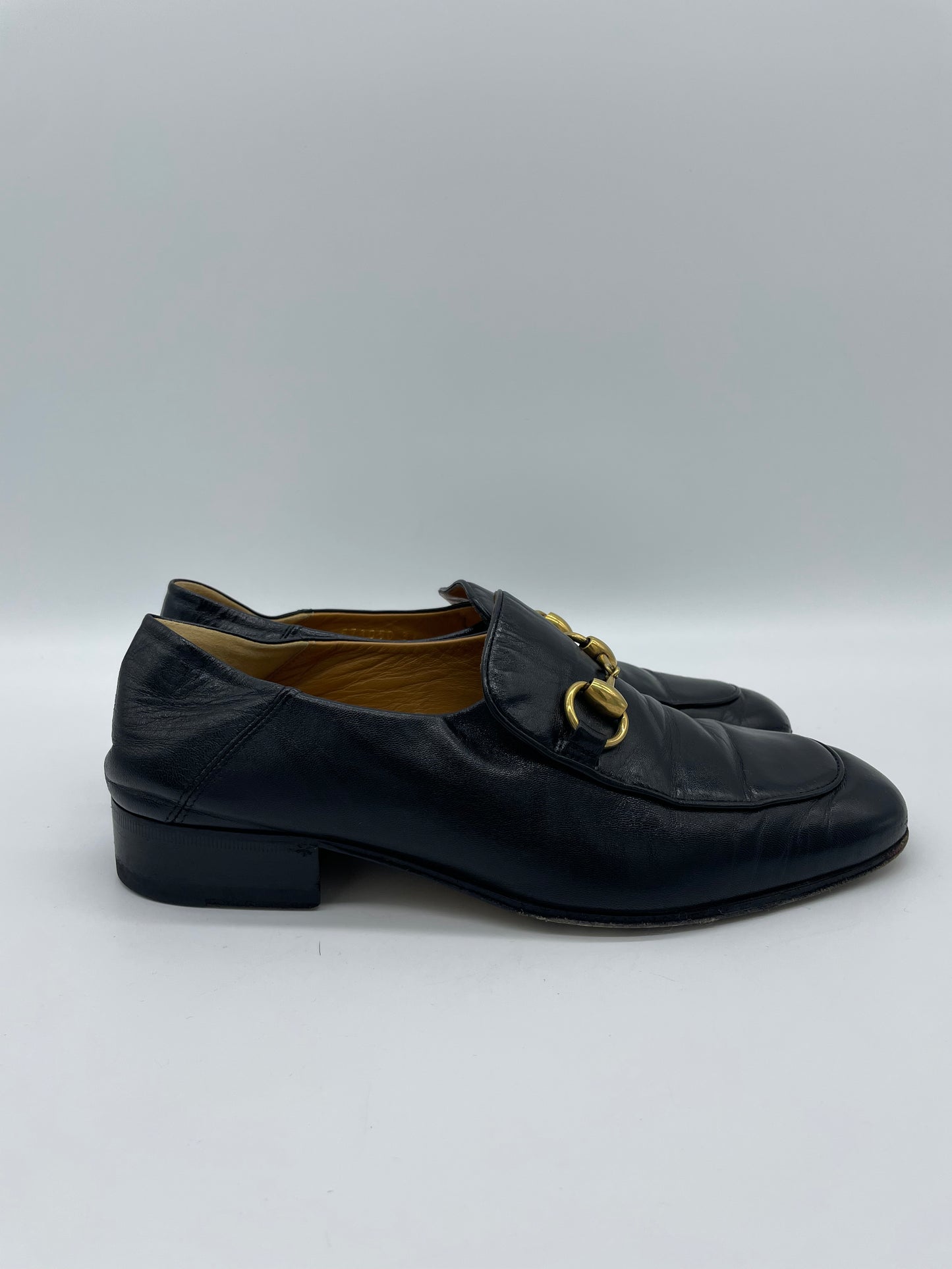 Gucci 1955 Horsebit Accent Leather Loafers