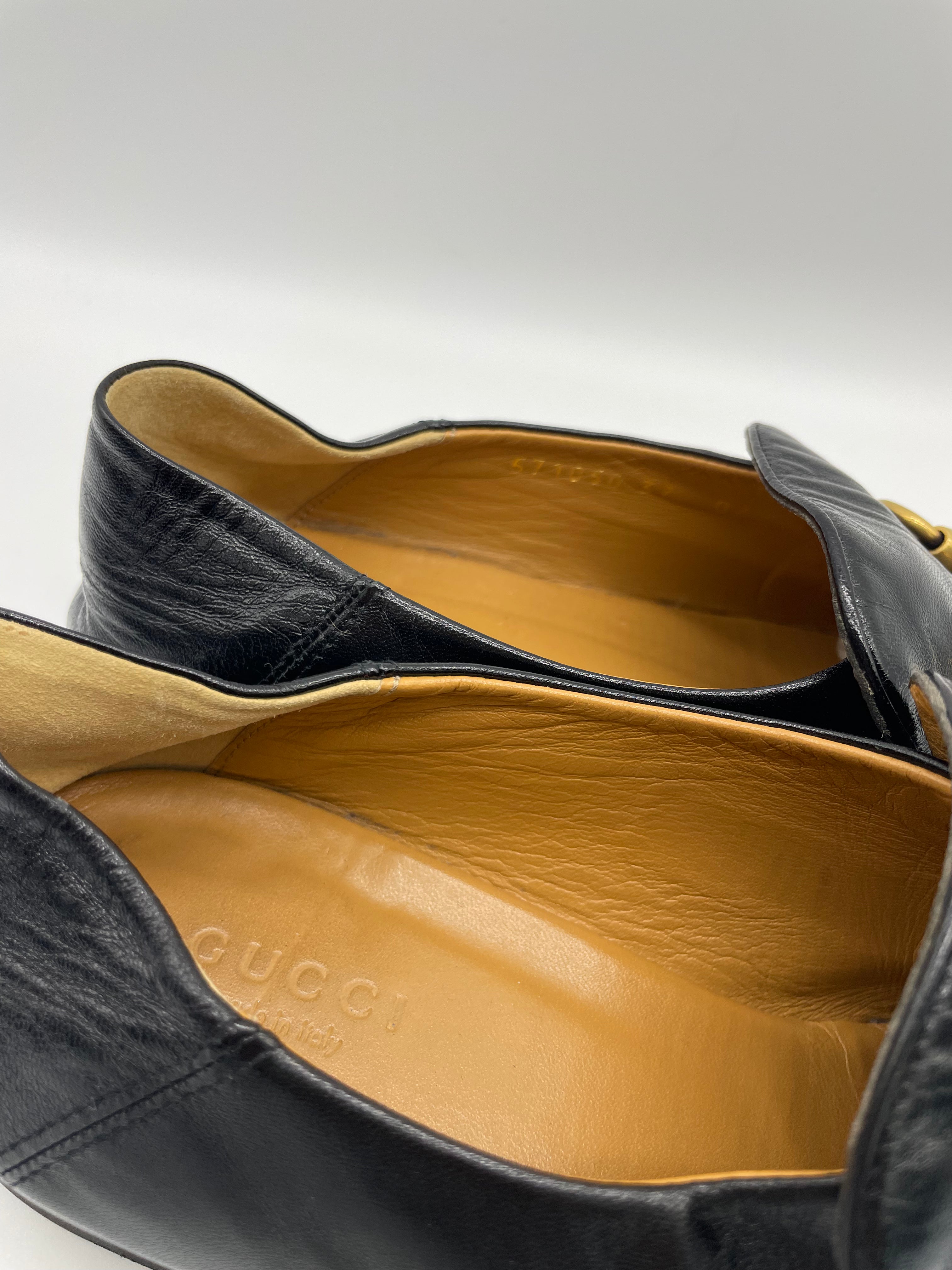 Gucci 1955 Horsebit Accent Leather Loafers