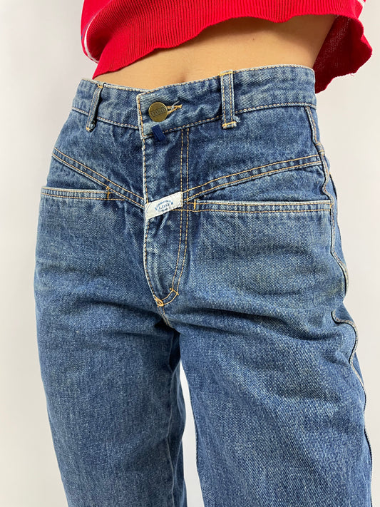 Jeans Geschlossene 1980er Jahre
