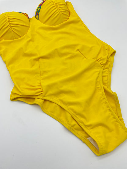 1980s one-piece swimsuit