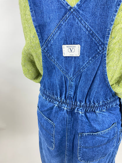Overall/Jeanskleid von Valentino aus den 1980er Jahren