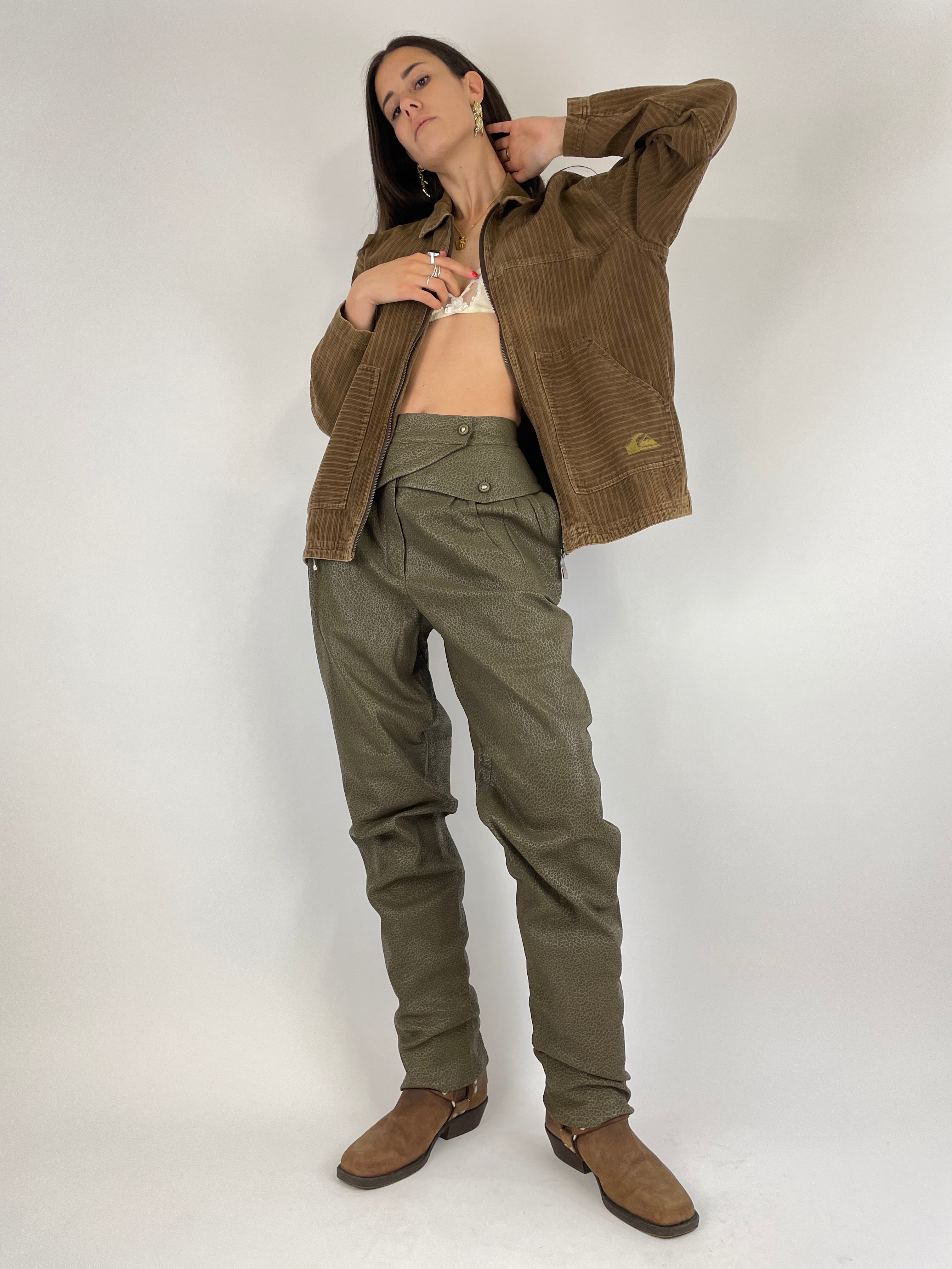Genny-Hose – Echtes Leder