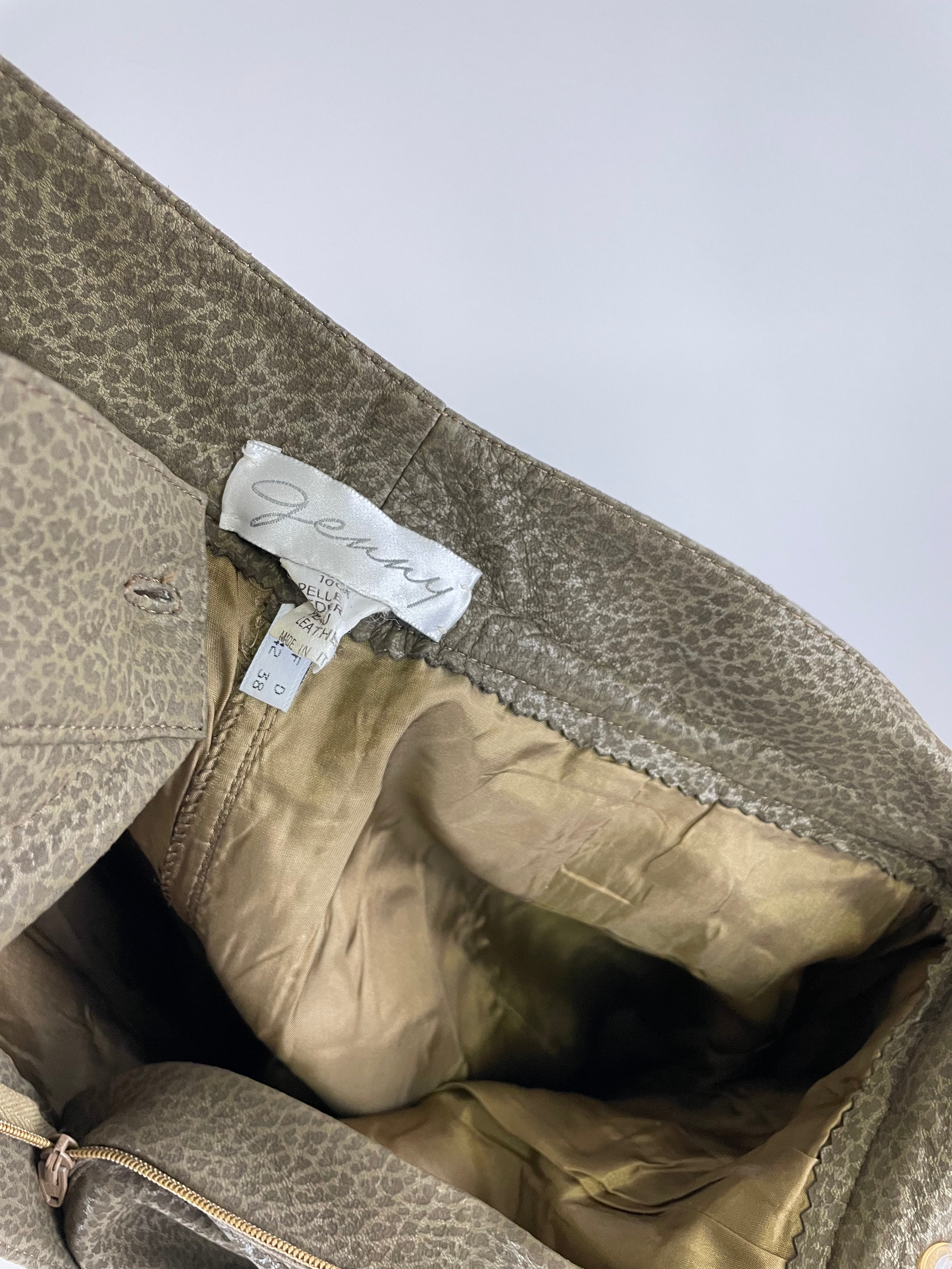 Genny-Hose – Echtes Leder