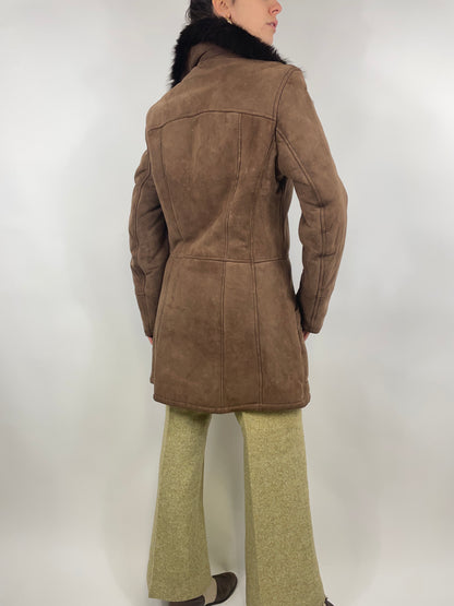 Real leather coat 1970s