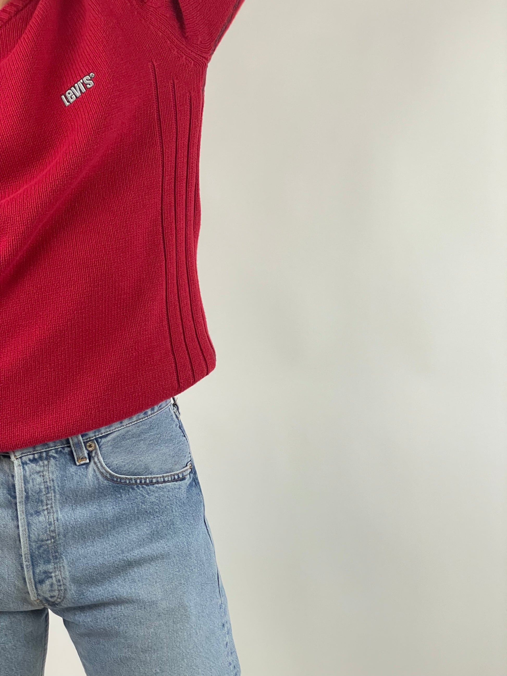 Levi's red jumper deals