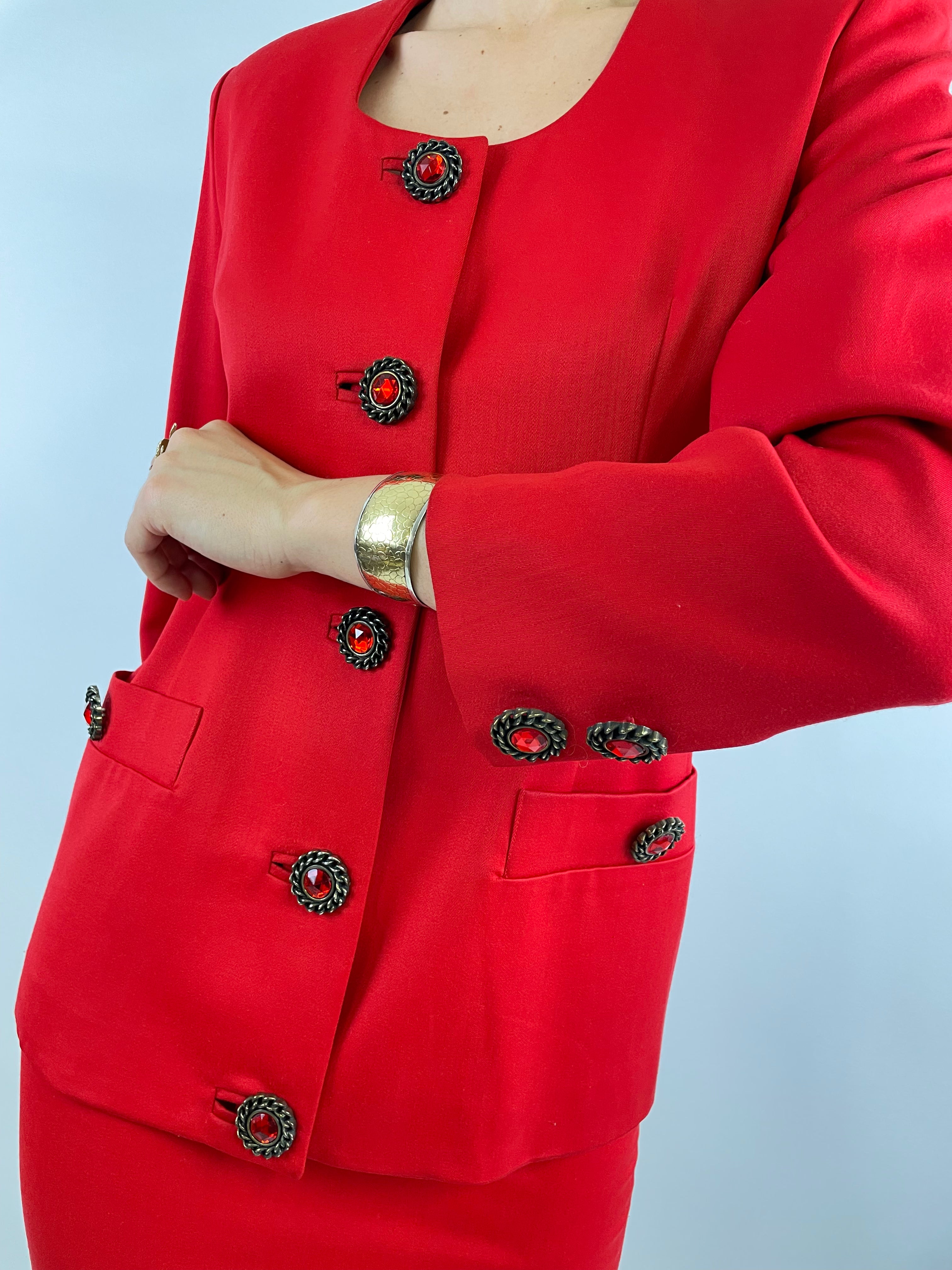 Marina Babini Anzug aus den 1980er Jahren