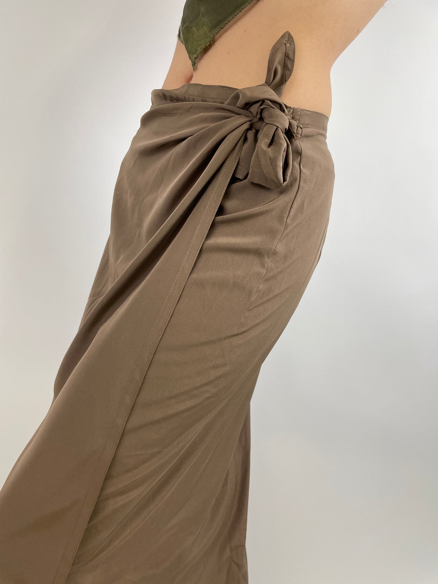 Pure silk skirt
