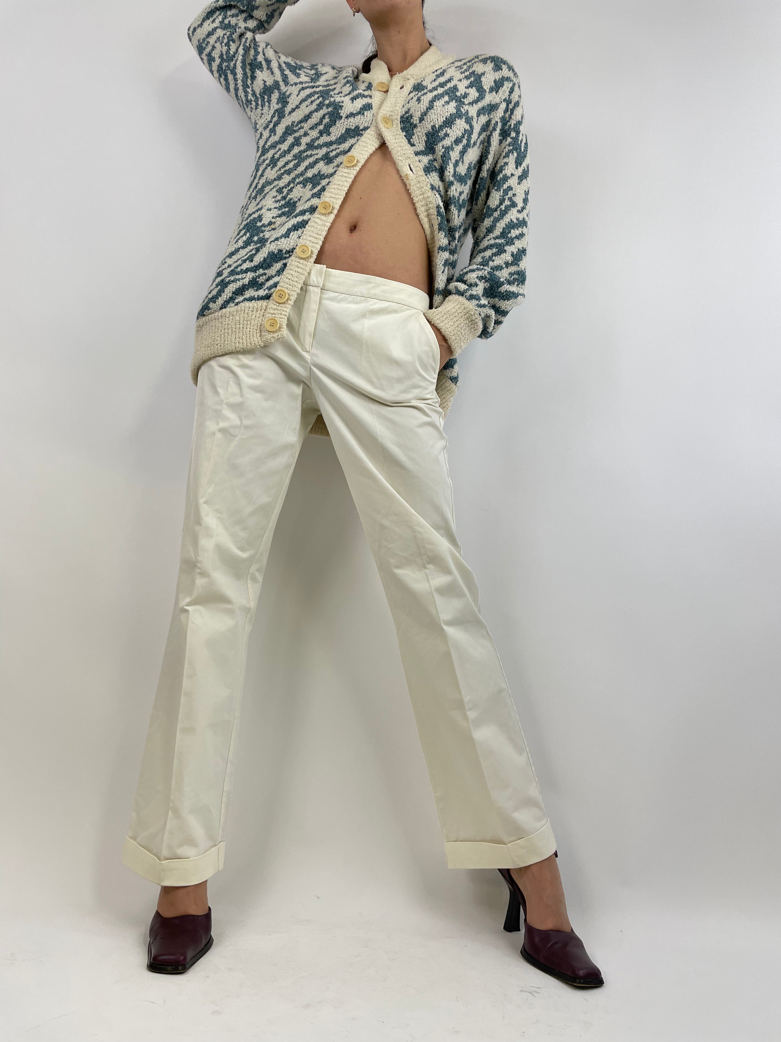 Pantaloni vintage a vita bassa