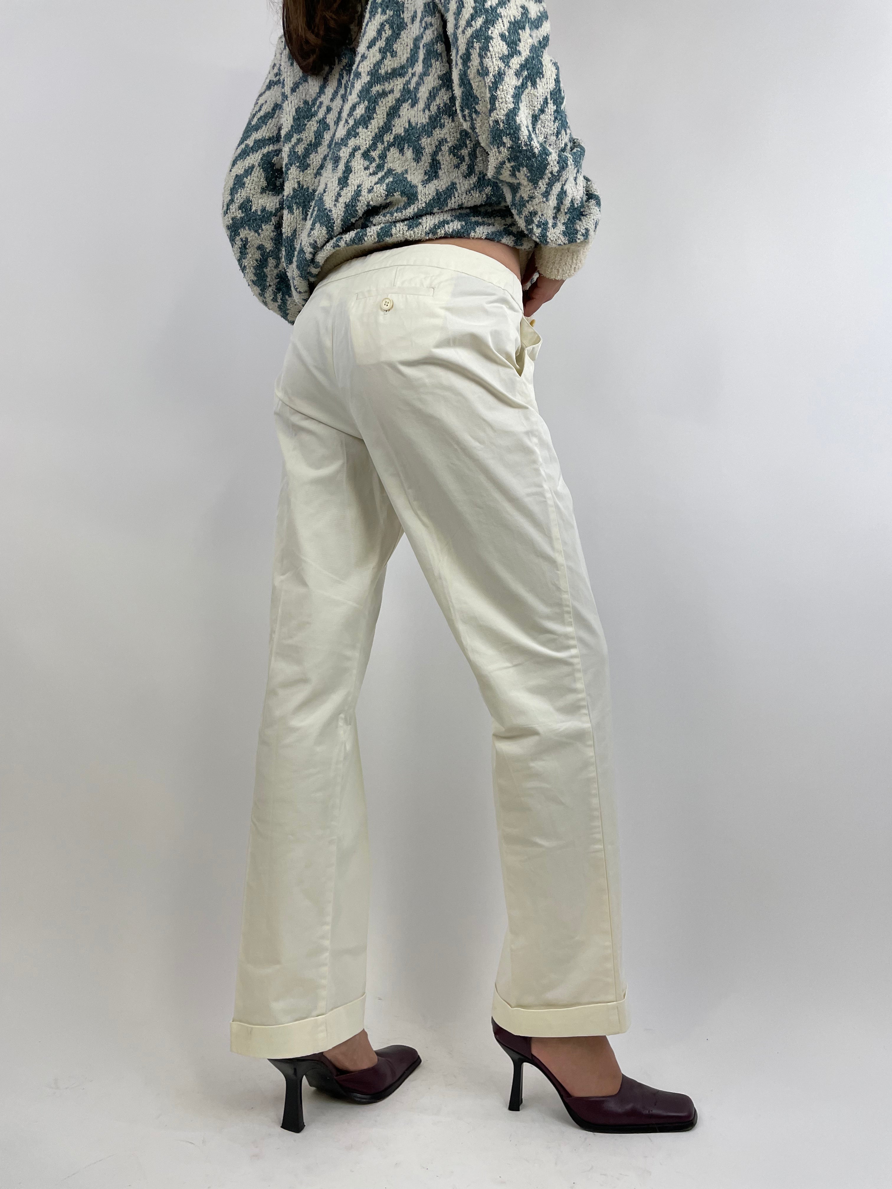 Pantaloni vintage a vita bassa