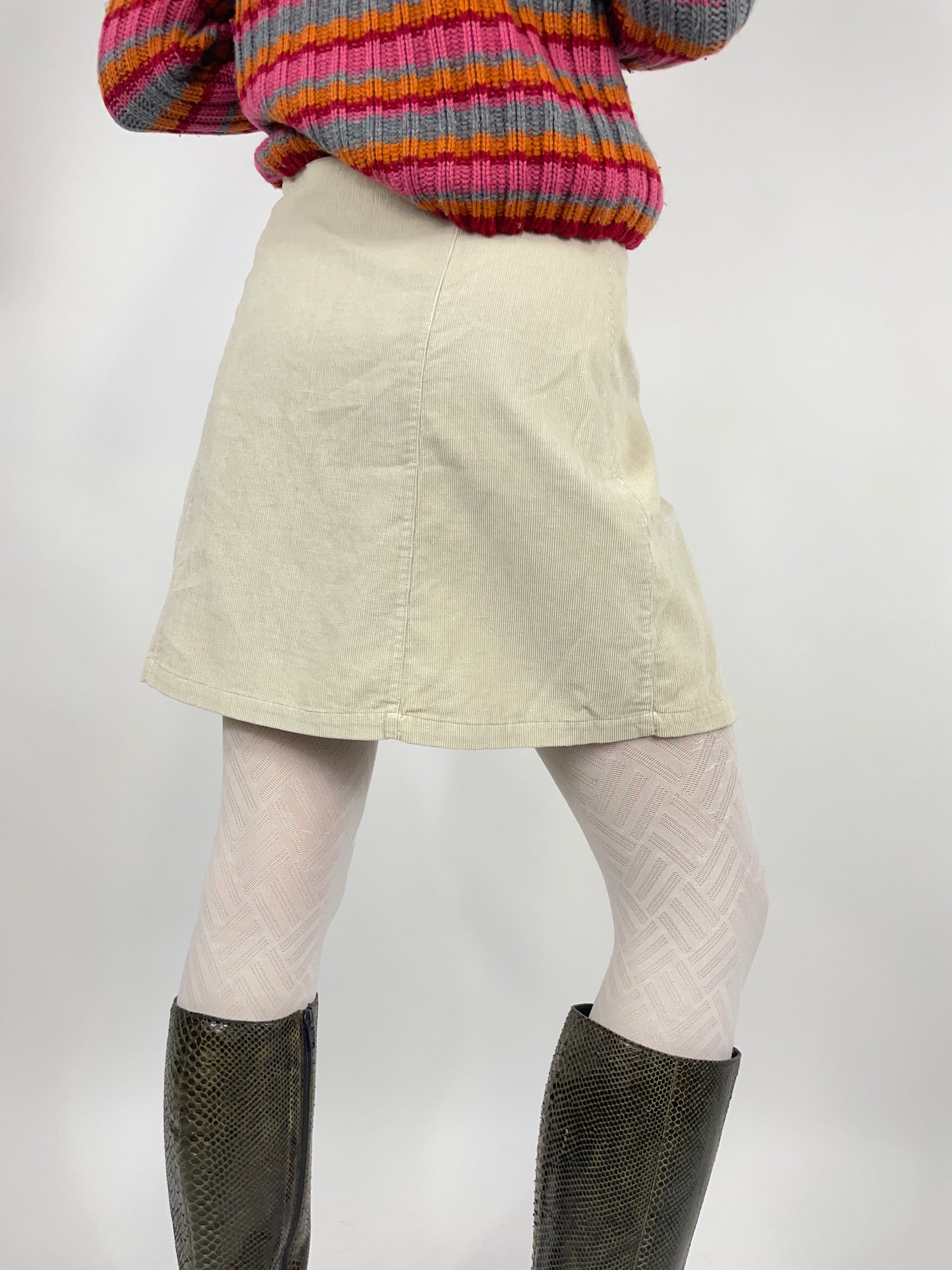 Striped miniskirt