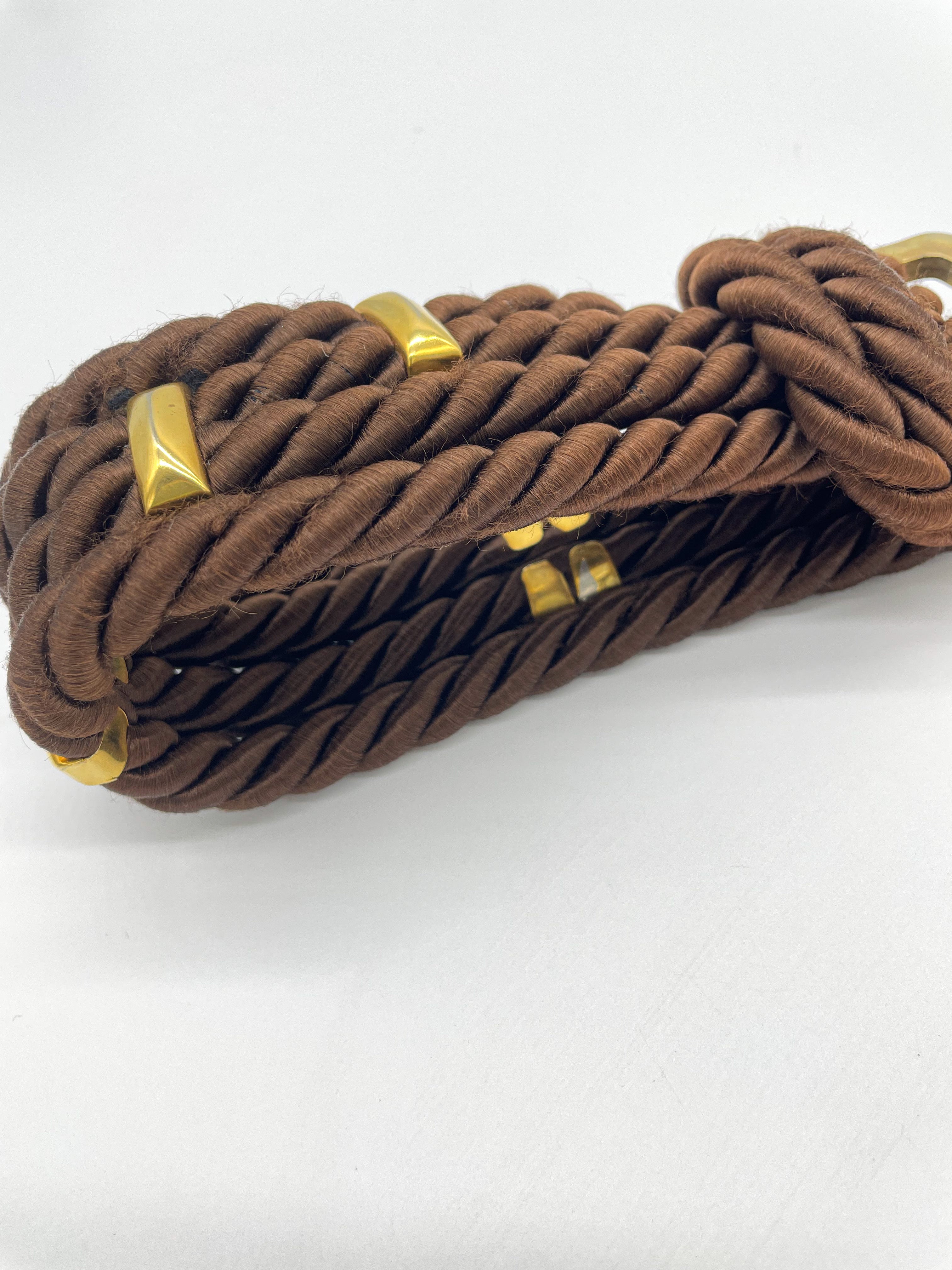 Rope belt 1980s
