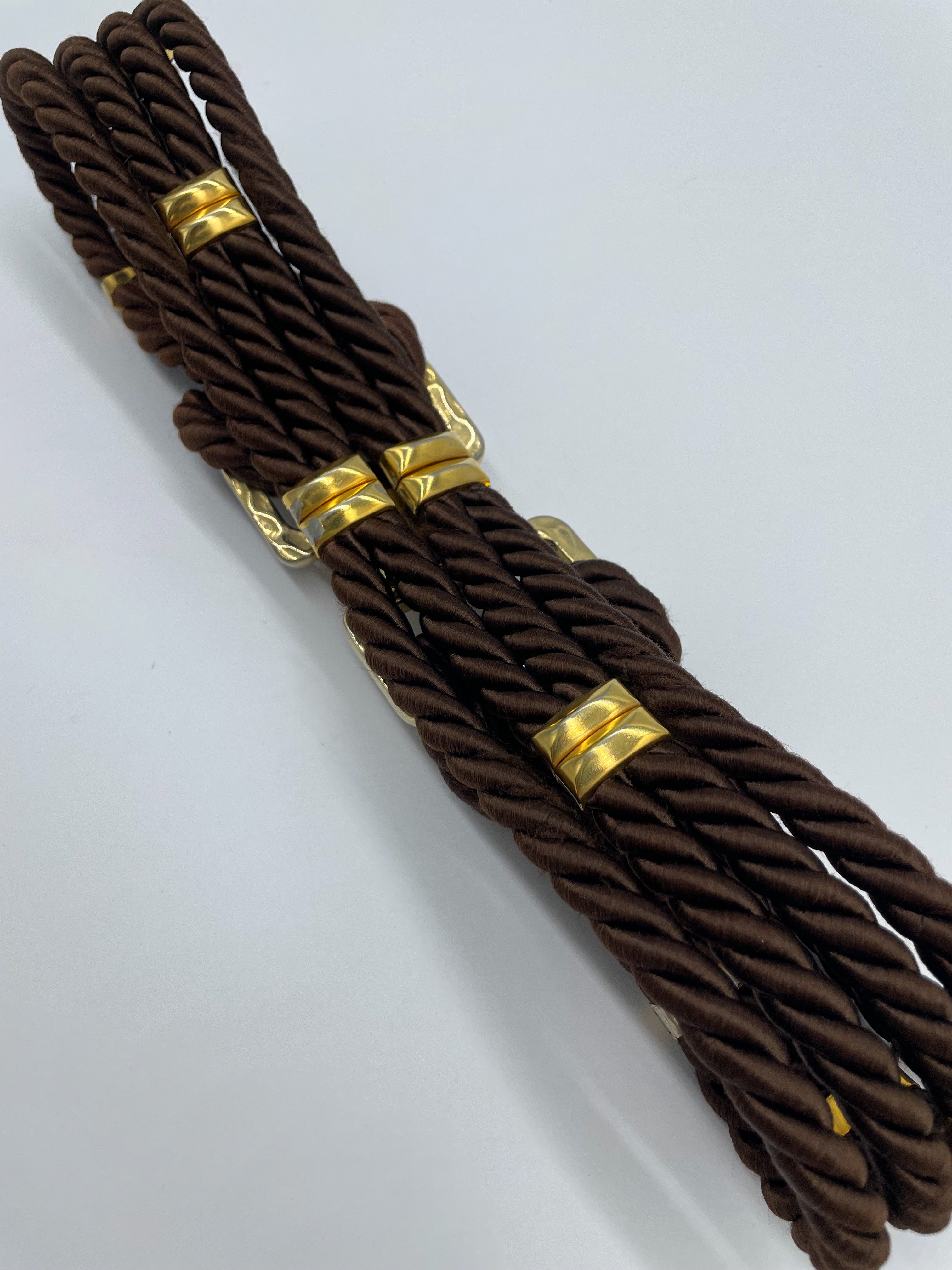 Rope belt 1980s
