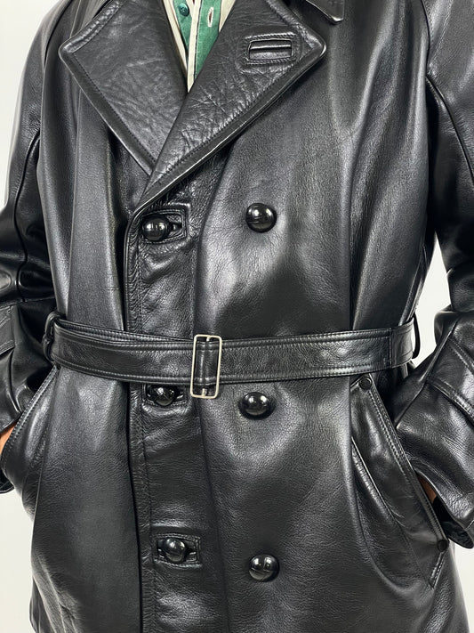 Leather Coat Micas Milano 1960