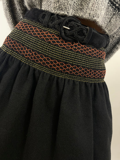 1980s skirt