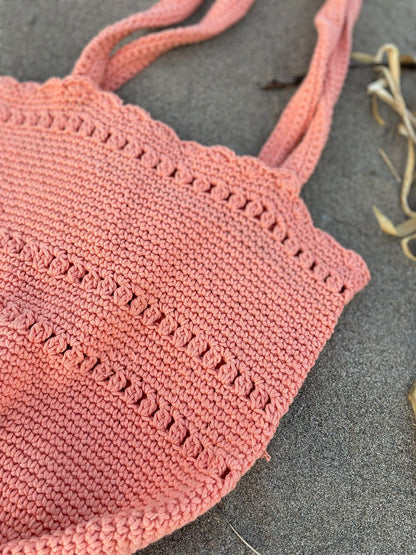 Salmon Crochet Bag