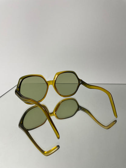 Sonnenbrille Grün 1970
