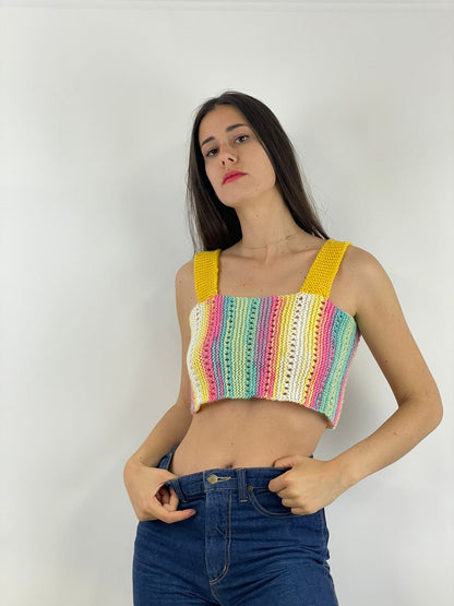 R cropped top