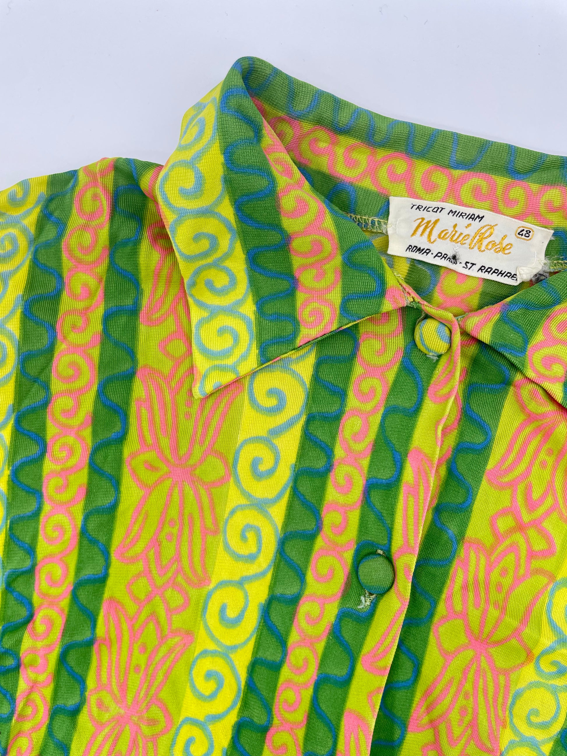 camicia-anni-70-da-donna-colore-verde