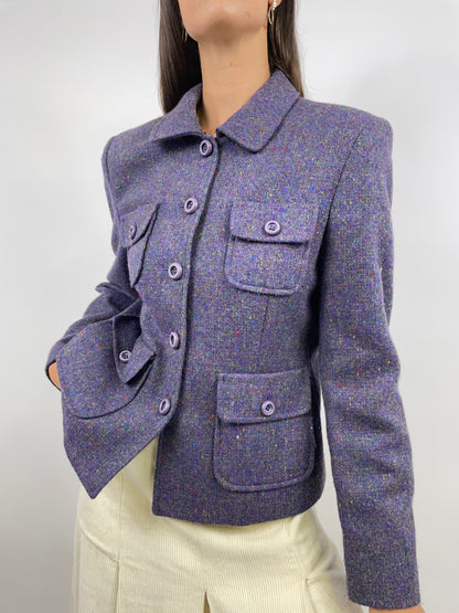 giacca-vintage-da-donna-colore-viola-in-lana