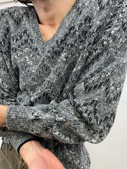 maglione-scollo-a-v-filato-simil-missoni-colore-grigio