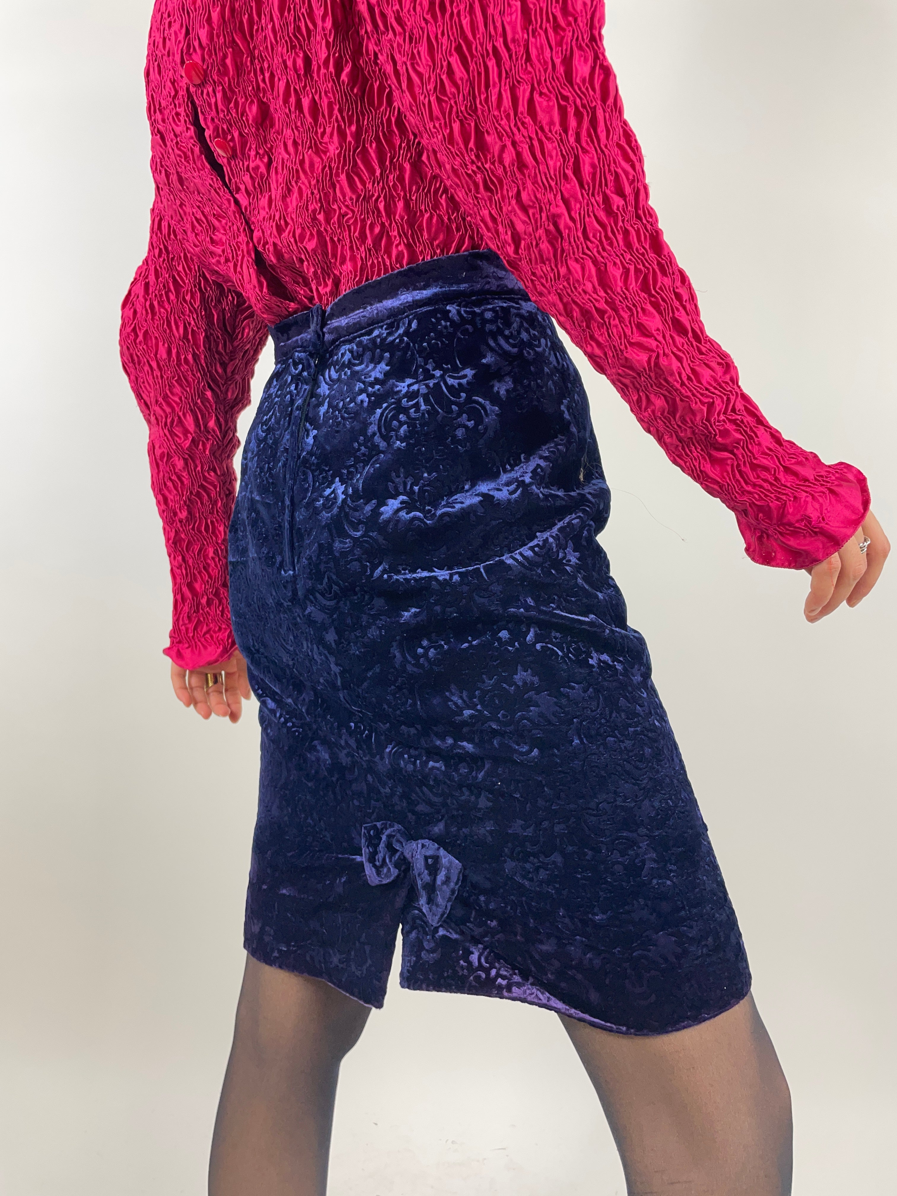 Gonna jacquard anni '80