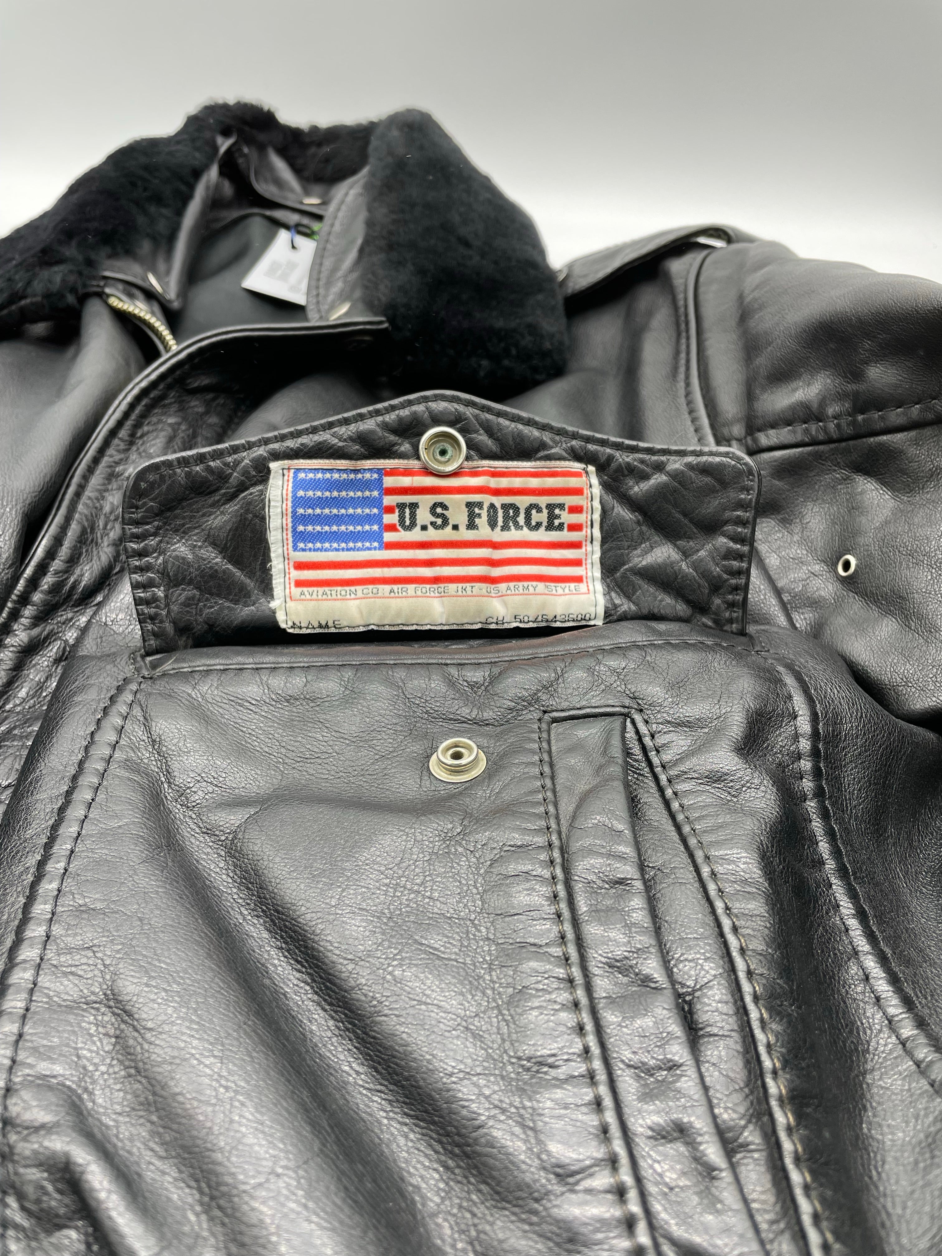 Us air hotsell force leather jacket