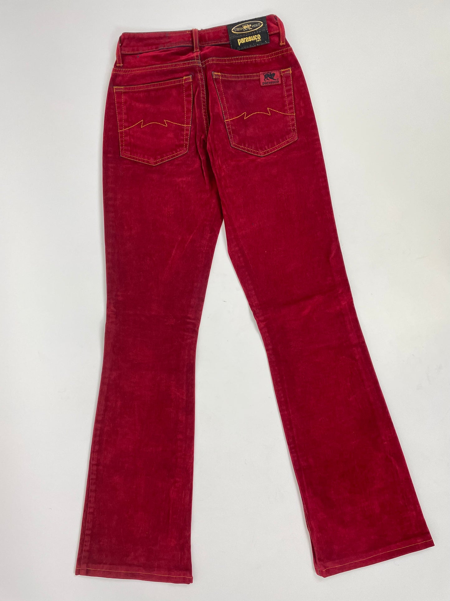 pantalone-anni-80-velluto-liscio-da-donna-colore-rosso-rubino