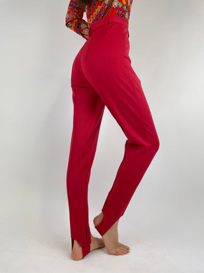 pantalone-vita-alta-con-sottopiede-colore-rosso